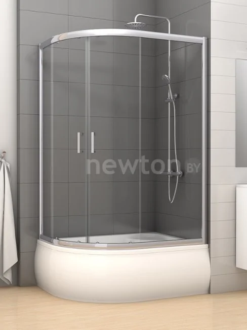 Душевой уголок NEW TRENDY Varia 120x85 K-0191 (прозрачное стекло)