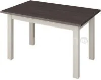 Кухонный стол Senira Кастусь 120-160x75 (венге/белый)