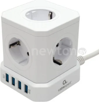 Сетевой фильтр Cablexpert TWR-5-U4-W-3