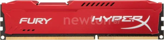 Оперативная память HyperX Fury Red 4GB DDR3 PC3-14900 HX318C10FR/4