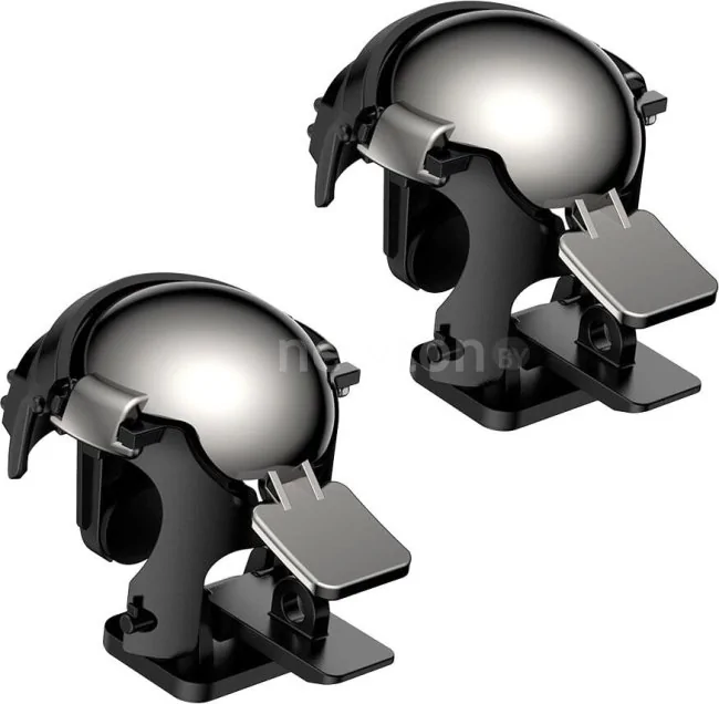 Модуль с дополнительными кнопками Baseus Level 3 Helmet PUBG Gadget (черный/серый)