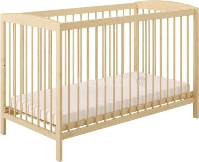 Классическая детская кроватка Polini Kids Simple 101 (натуральный)