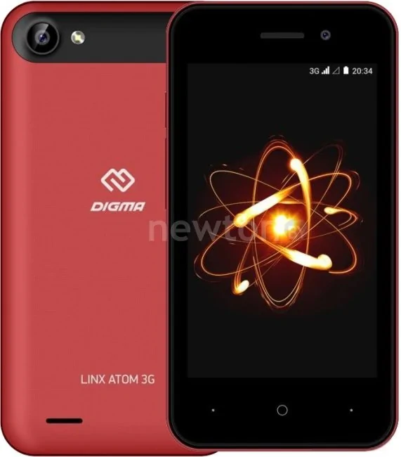 Телефон Digma Linx Atom 3G (красный)