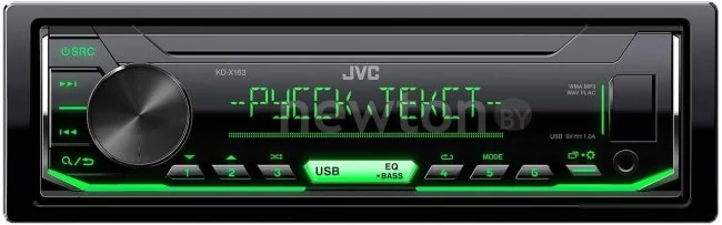 USB-магнитола JVC KD-X163