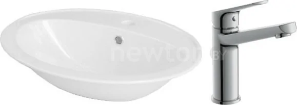 Умывальник Cersanit Calla 54 S-UM-Cl/1-w + 63037