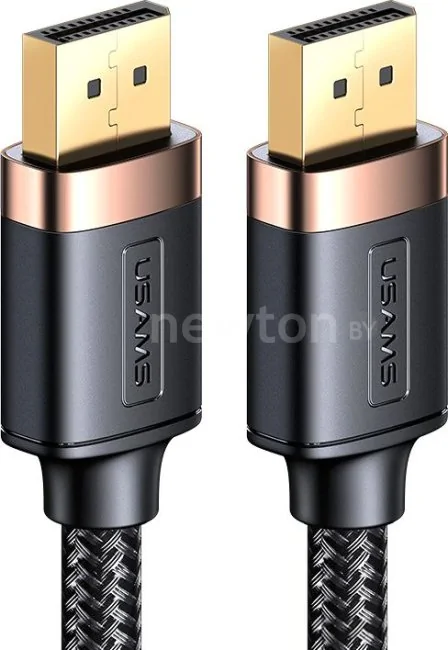 Кабель Usams U74 DisplayPort - DisplayPort US-SJ531 (2 м, черный)