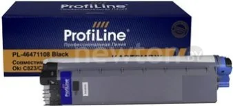 Картридж ProfiLine PL-46471108-BK (аналог Oki 46471108 BK)