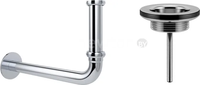 Сифон Wellsee Drainage System 182101005 (сифон, выпуск, хром)