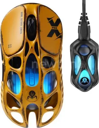 Игровая мышь Gravastar Mercury X Pro Special Edition Battle Worn-Yellow