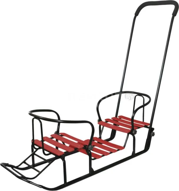 Санки Galaxy Погодки 0-1 (черный/красный)