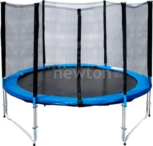 Батут Atlas Sport 312 см - 10ft Pro (3 ноги, внешняя сетка, синий)