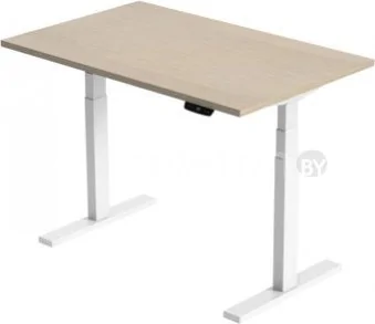 Стол Smartstol Slim 160x80x1.8 (белый/дуб феррара)