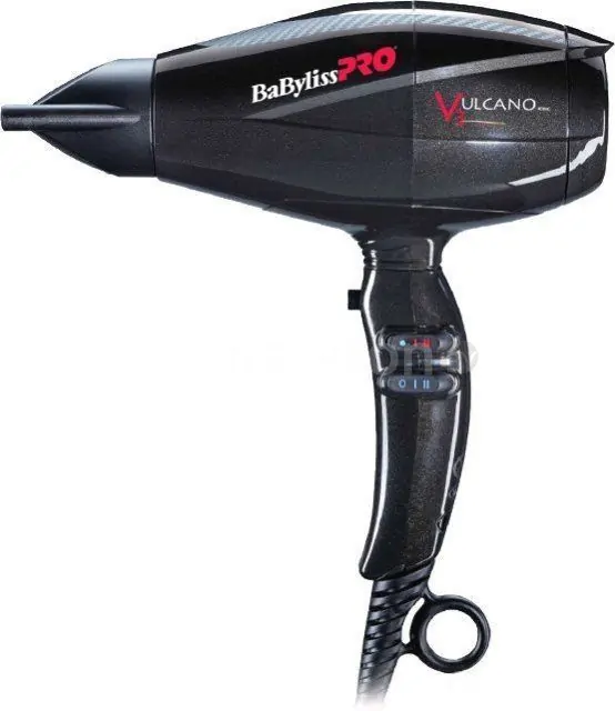Фен BaByliss PRO Vulcano (черный)