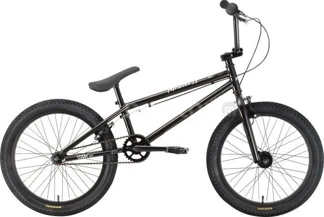 Велосипед Stark Madness BMX 1 2021 (черный/серебристый)
