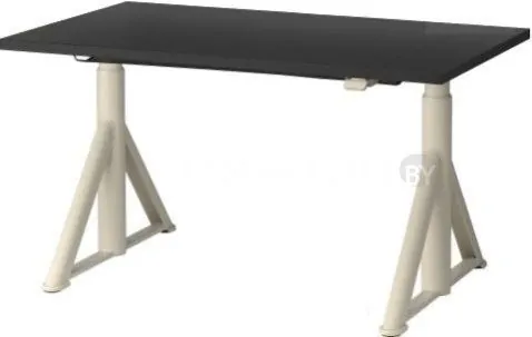 Стол Ikea Идосен (черный/бежевый) 992.809.35