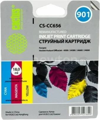 Картридж CACTUS CS-CC656 (аналог HP 901 (CC656AE))