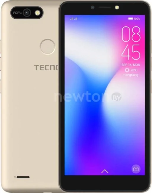 Телефон Tecno Pop 2F (золотистый)