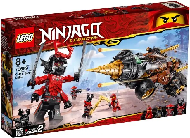 Конструктор LEGO Ninjago 70669 Земляной бур Коула