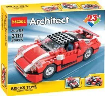 Конструктор Decool 3110 Транспорт 23 в 1