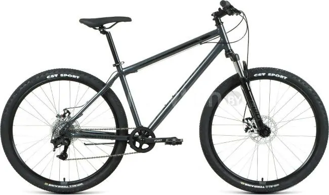 Велосипед Forward Sporting 27.5 2.2 disc р.19 2021 (черный)