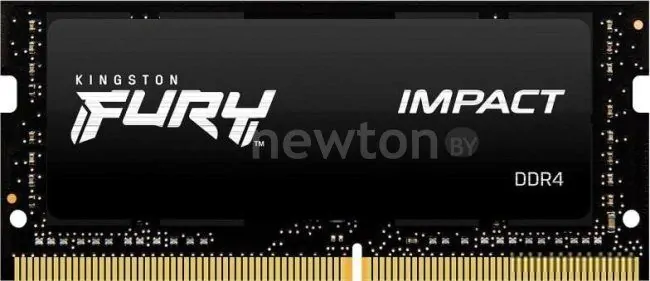 Оперативная память Kingston FURY Impact 16GB DDR4 SODIMM PC4-21300 KF426S15IB1/16