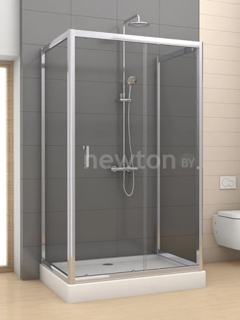 Душевой уголок NEW TRENDY Varia 120x80 D-0058A/D-0043B (прозрачное стекло)