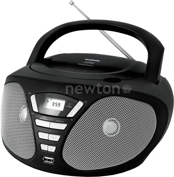 Портативная аудиосистема BBK BX180U (черный/серый)