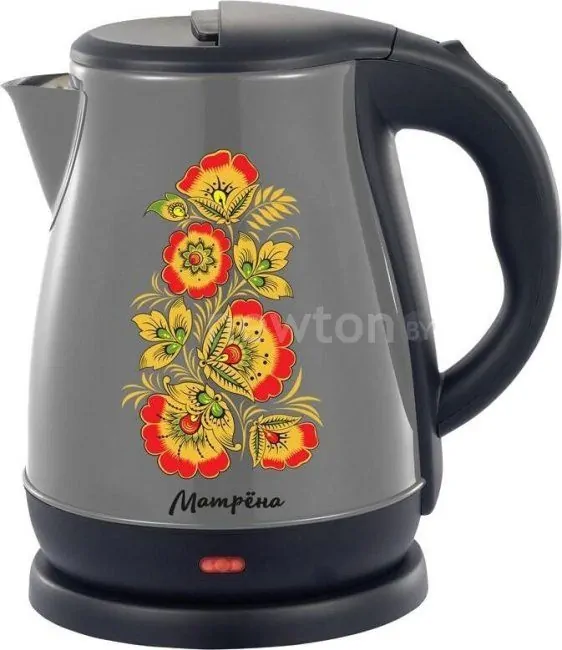 Электрический чайник Матрена MA-003 (серый, хохлома)