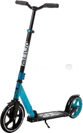 Двухколесный подростковый самокат Novatrack Polis 230.POLIS.BK21 (черный)