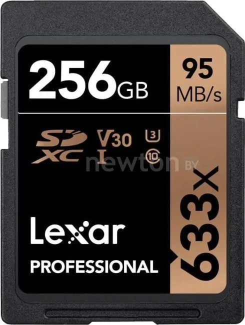 Карта памяти Lexar Professional 633x SDXC LSD256CB633 256GB
