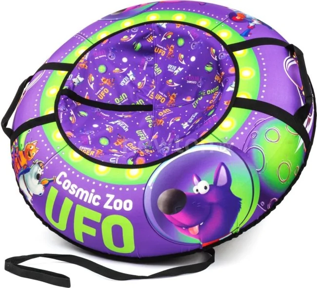 Тюбинг Cosmic Zoo UFO волк (фиолетовый)