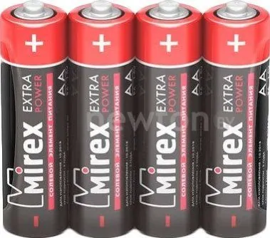 Батарейки Mirex Extra Power AA 4 шт ER6-S4