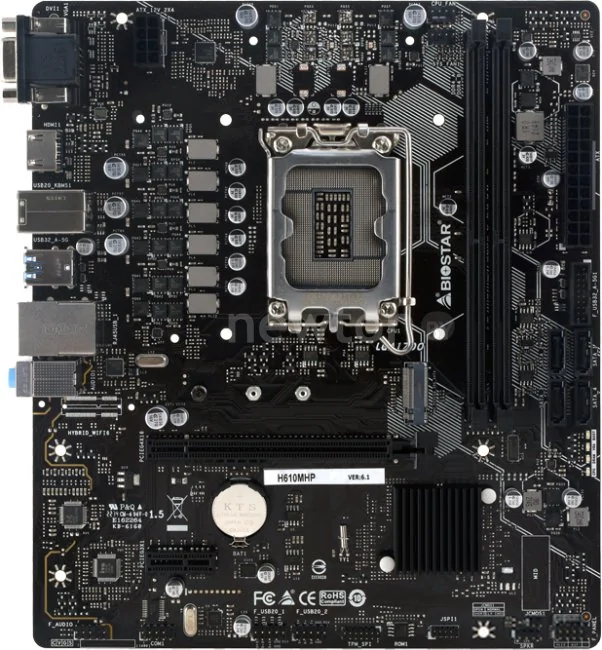 Материнская плата BIOSTAR H610MH Ver. 6.1