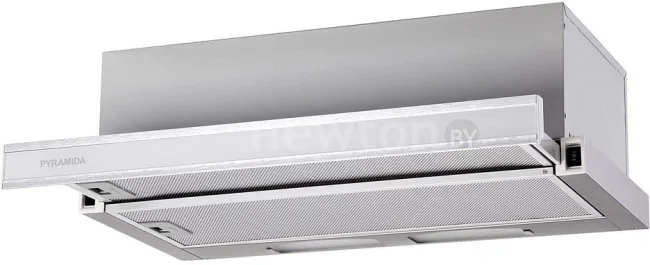 Кухонная вытяжка Pyramida TL glass 50 inox white