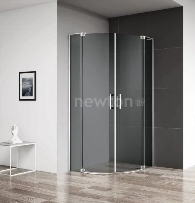 Душевой уголок Cezares SLIDER-R-2-90/100-GRIGIO-Cr