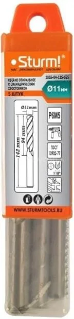Набор оснастки Sturm 1055-04-11S-SS5 (5 предметов)
