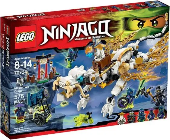 Конструктор LEGO 70734 Master Wu Dragon