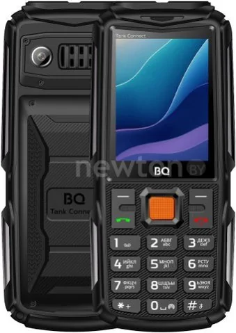 Кнопочный телефон BQ BQ-2430L Tank Connect (черный)