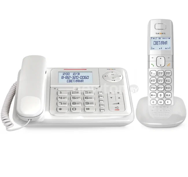 Радиотелефон TeXet TX-D7055A Combo  Silver