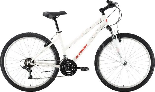 Велосипед Stark Luna 26.1 V ST р.14.5 2022 (белый/красный)