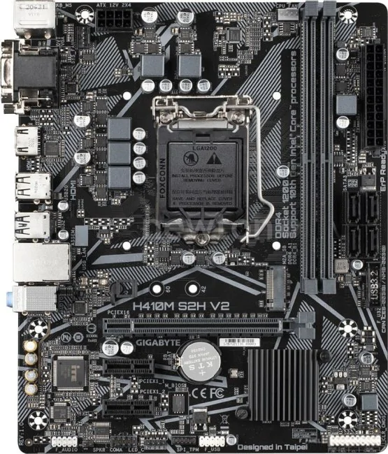 Материнская плата Gigabyte H410M S2H V2 (rev. 1.0)