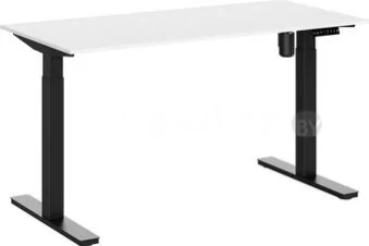 Стол для работы стоя WellDesk WDЕ Evolution 1395x800х18 (черный/белый)