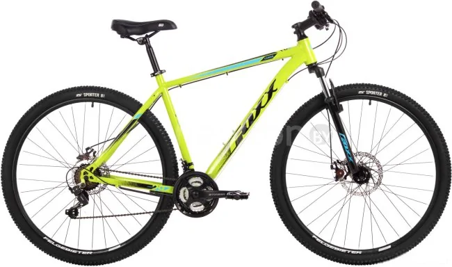Велосипед Foxx Caiman 29 р.22 2024 (кислотно-зеленый)