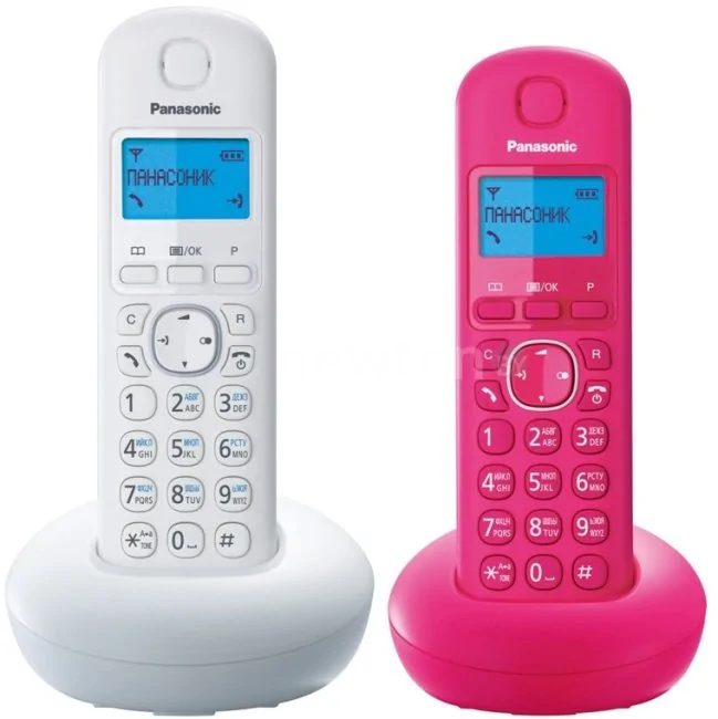 Радиотелефон Panasonic KX-TGB212RU2 White/Pink
