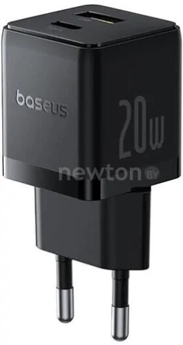 Сетевое зарядное Baseus Palm Fast Charger C+U 20W EU P10111608113-01 (черный)