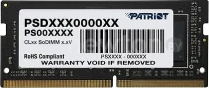Оперативная память Patriot 8GB DDR4 SODIMM PC4-25600 PSD48G32002S