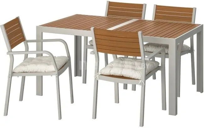 Обеденная группа Ikea Шэлланд 092.914.91