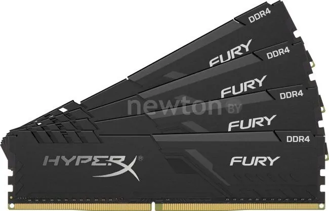 Оперативная память HyperX Fury 4x8GB DDR4 PC4-28800 HX436C17FB3K4/32