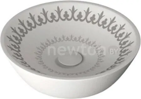 Умывальник Isvea SistemaY Soft 45 10SY65045CAM (белый/с узором)