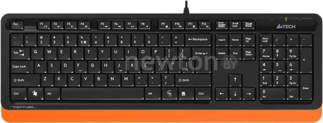Клавиатура A4Tech Fstyler FK10 (черный/оранжевый)